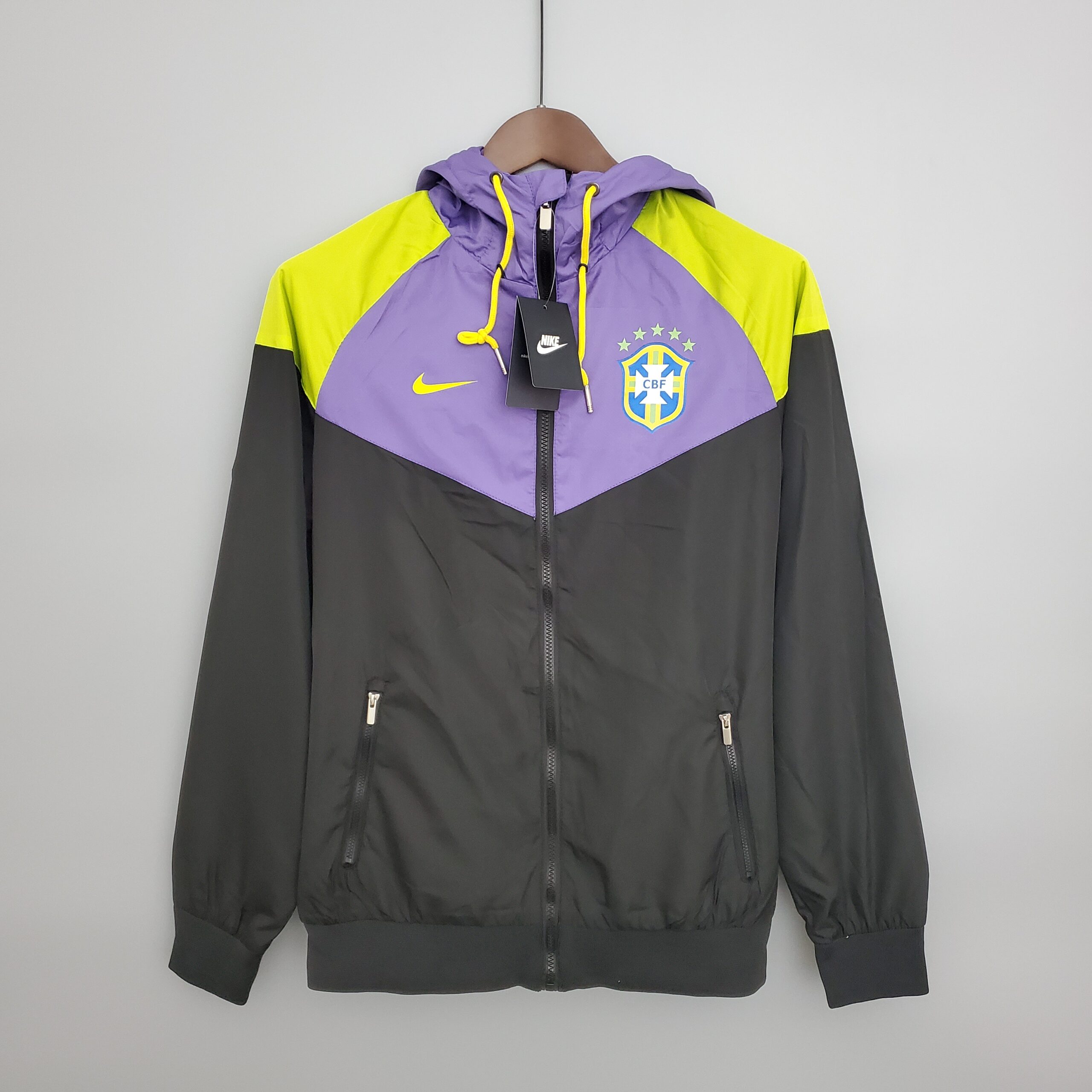Windbreaker Brazil Purple Black S-XXL